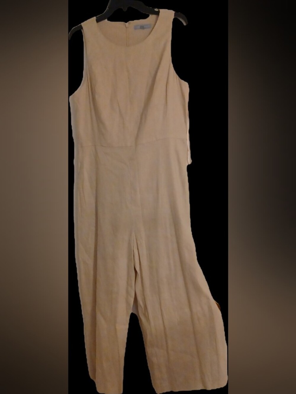 ANTONIO MELANI Sleeveless Cream Jumpsuit
